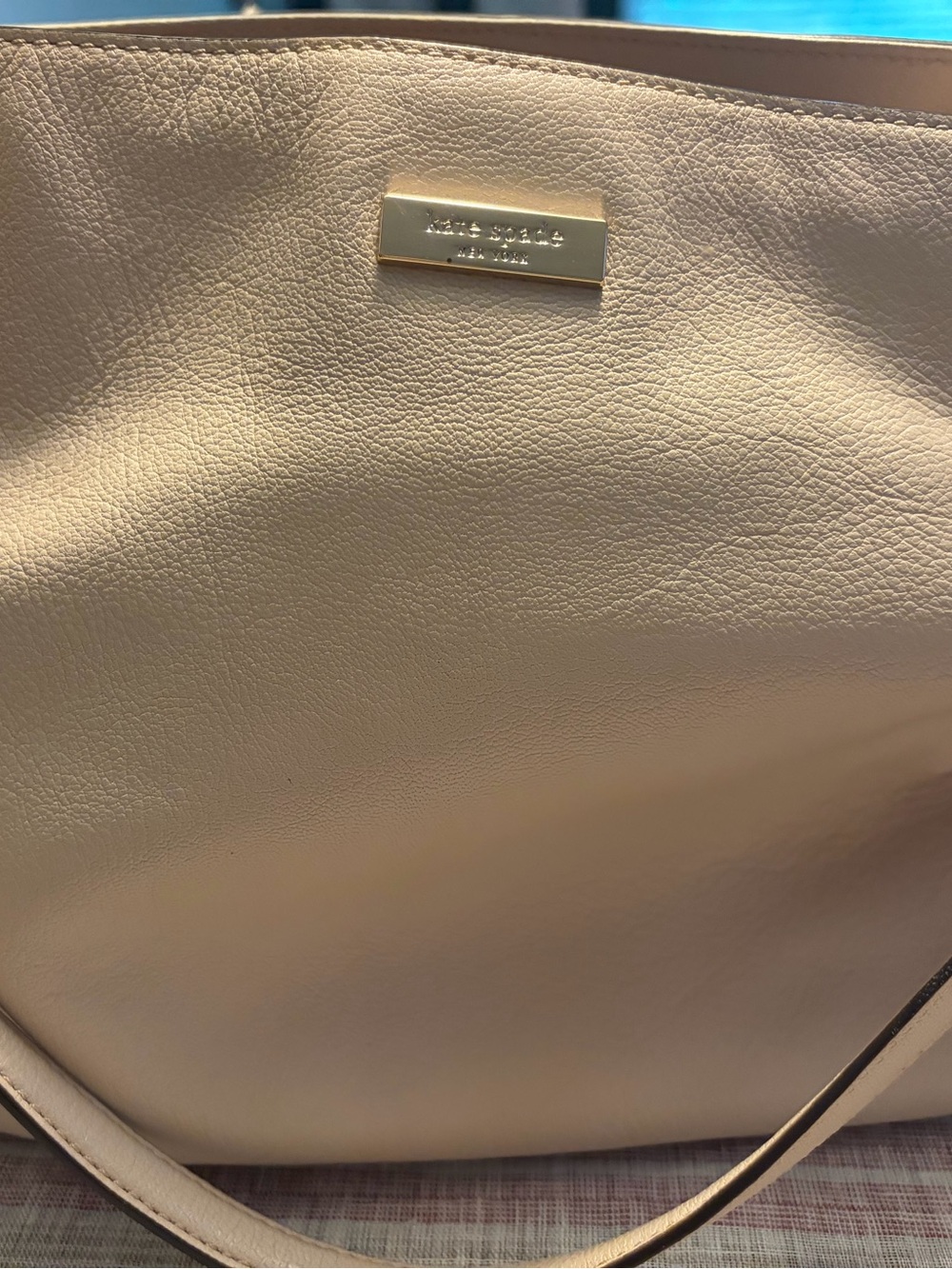 Kate Spade Cream Leather Hobo Bag - Classic Women's Handbag